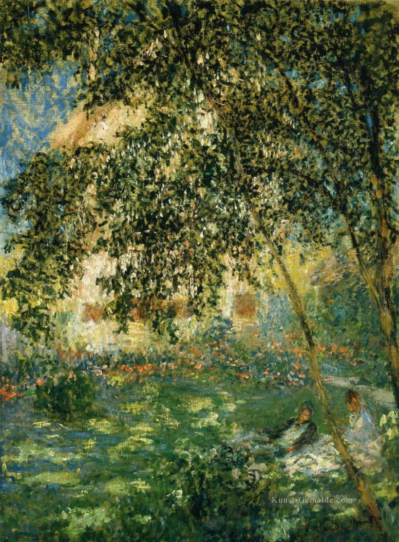 Entspannung im Garten von Argenteuil Claude Monet Ölgemälde